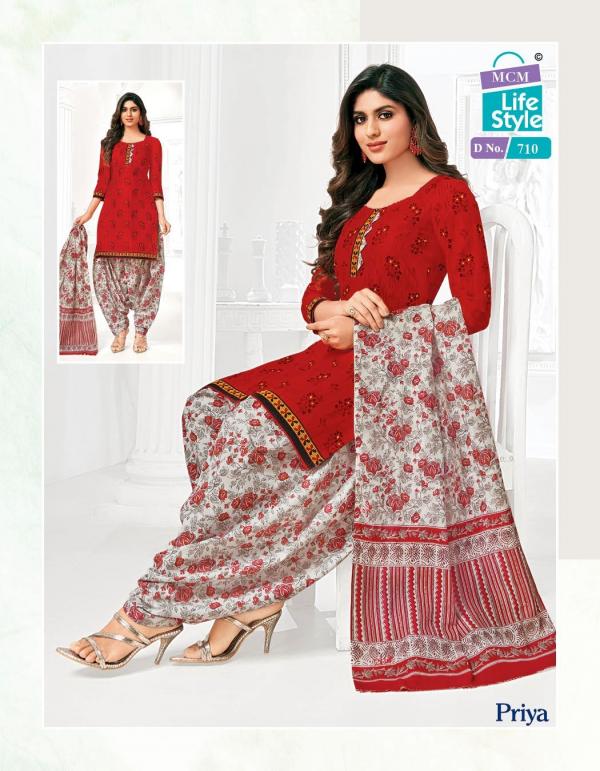 Mcm Life Style Priya Special Cotton Exclusive Designer Dress Material